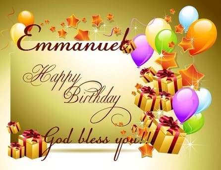 Поздравления с Днем рождения Эммануил: в стихах и прозе, своими словами